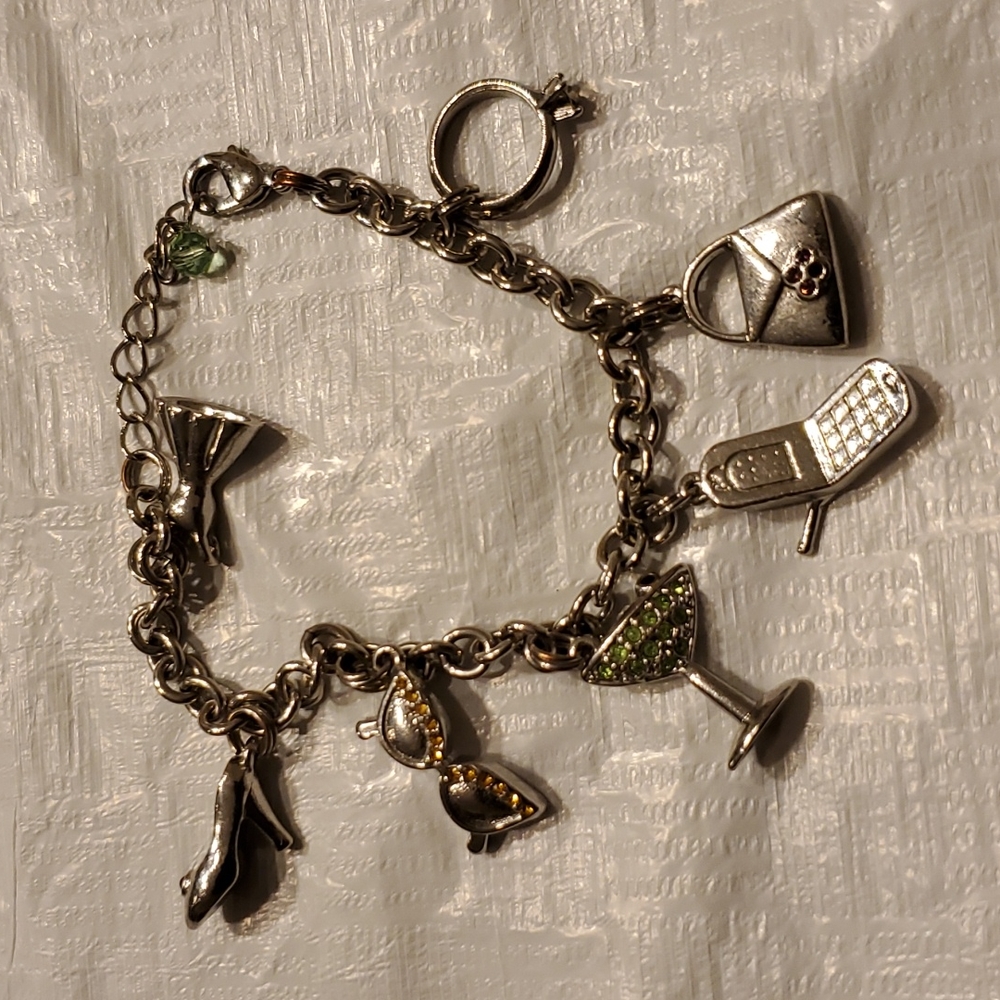 Silver toned bracelet